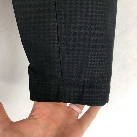 Free Tech Women's Size Medium Rich Black Print Jacket Hood Full Zip Long Sleeves - Picture 7 of 13